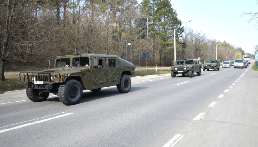 Vehicule militare aparținând Armatei Republicii Moldova