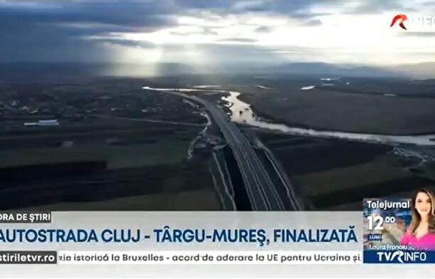 Autostrada Cluj - Târgu Mureș, finalizată