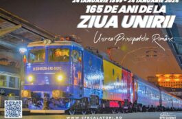 „Trenul Unirii” – IR 1661/IR 1664 de la București la Iași și retur. Sursa foto: CFR Călători
