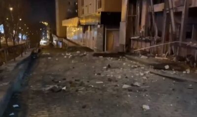 Bombardament în Donețk