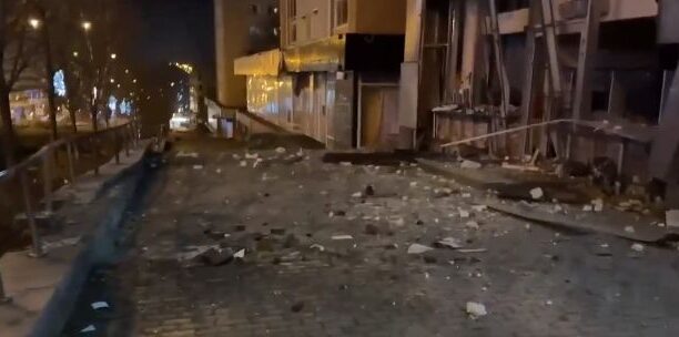 Bombardament în Donețk