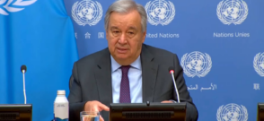 Secretarul general al ONU, Antonio Guterres