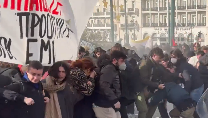 Manifestaţii împotriva "privatizării" învăţământului superior / Captură Twitter