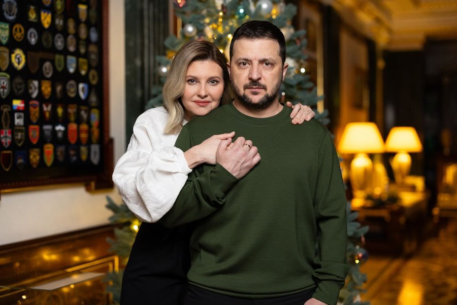 Volodimir-si-Olena-Zelenski