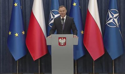 Preşedintele polonez Andrzej Duda