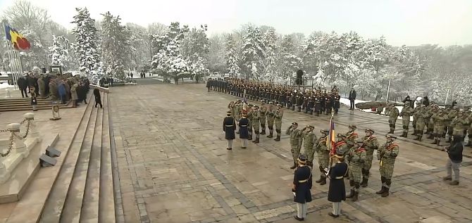 Ceremonie în Parcul Carol, din Capitală