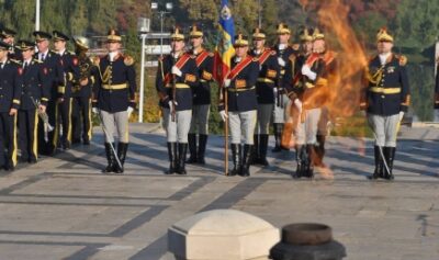 Ceremonie în Parcul Carol, din Capitală