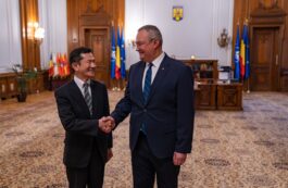 Nicolae Ciucă şi Hiroshi Ueda