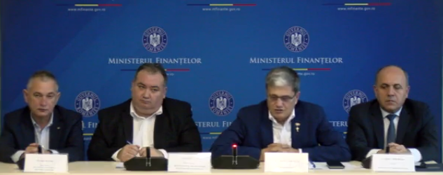 Conferinţă la Ministerul de Finanţe