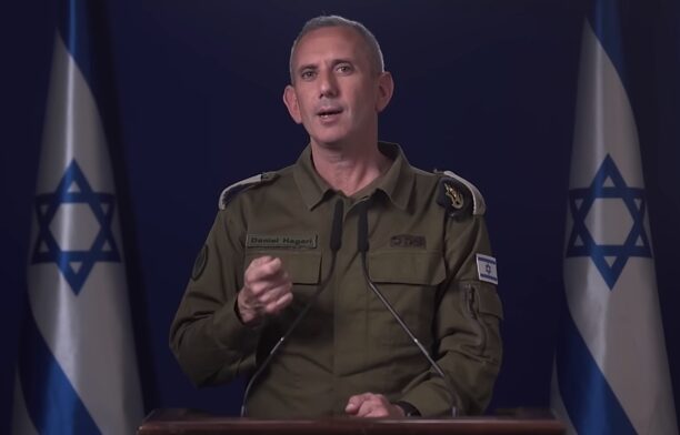 Daniel Hagari, purtătorul de cuvânt al armatei israeliene / captura video