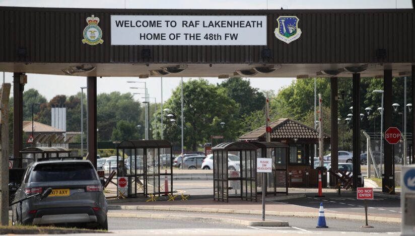 Baza aeriană Lakenheath, din Suffolk. Sursa foto: Profimedia