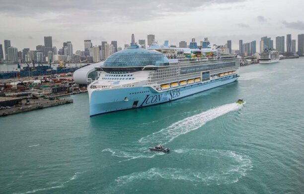 „'The Icon of The Seas'” Cea mai mare navă de croazieră din lume. Sursa foto: Profimedia