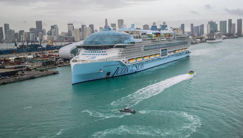„'The Icon of The Seas'” Cea mai mare navă de croazieră din lume. Sursa foto: Profimedia