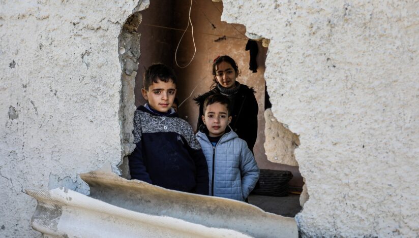 Copii în Fâşia Gaza / FOTO: Profimedia Images