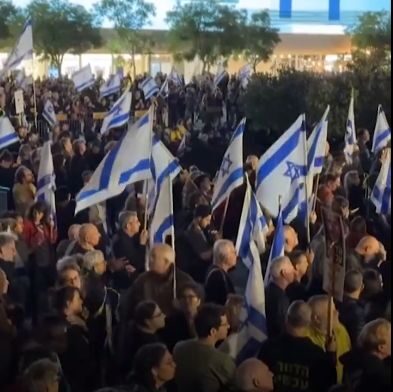 Protest în Tel Aviv