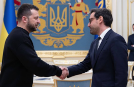 Volodimir Zelenski şi Stephane Sejourne / Platforma X
