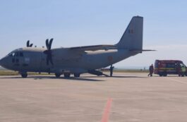 Aeronava Spartan, transport pacient cu arsuri