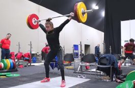 Loredana Toma, haltere / captura video