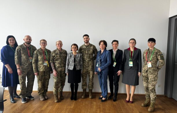 Luminița Odobescu s-a întâlnit la Munchen cu veterani ucraineni. Sursa foto: MAE