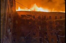 Incendiu în Moscova