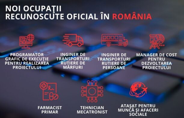 Şapte noi ocupaţii vor fi introduse în COR, anunță Ministerul Muncii