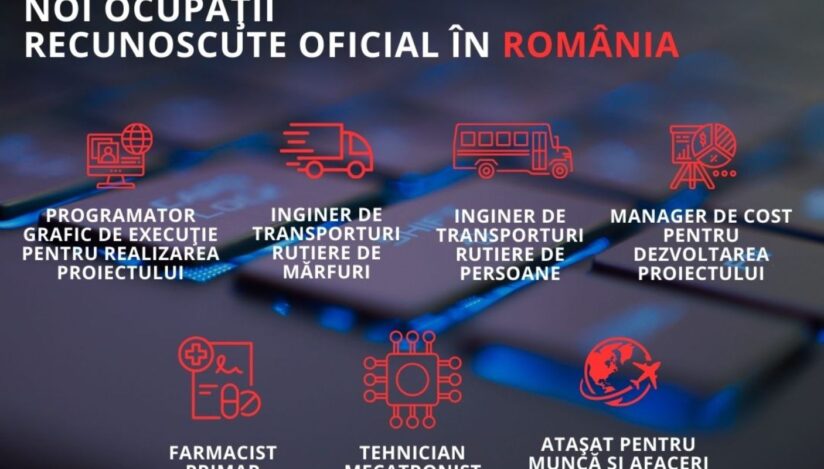 Şapte noi ocupaţii vor fi introduse în COR, anunță Ministerul Muncii