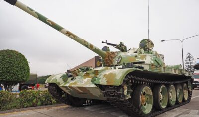 Tanc rusesc model T-55. Sursa foto: Profimedia Images