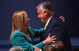 Giorgia Meloni și Viktor Orban
