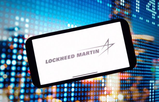 Logo-ul companiei Lockheed Martin. Sursa foto: Profimedia Images