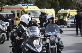 Atac armat la sediul unei companii maritime din suburbiile Atenei. Poliția elenă. Sursa foto: Profimedia Images