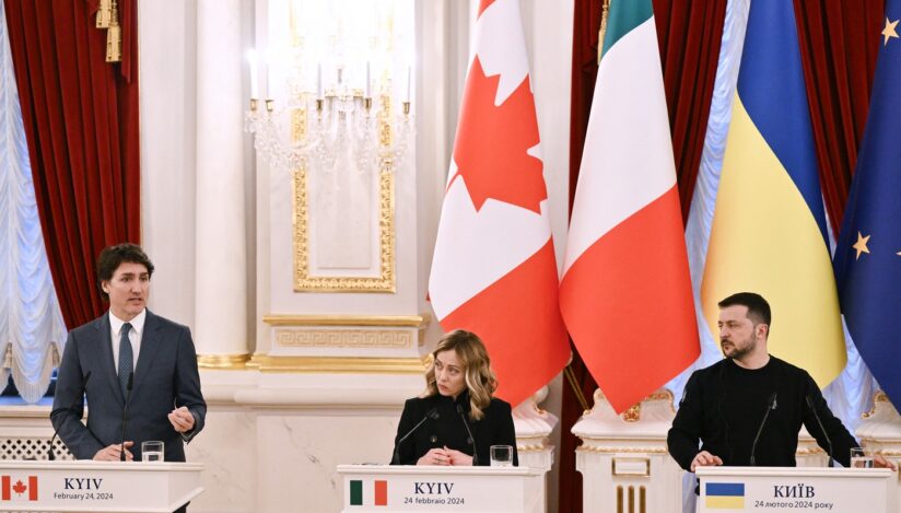 Ucraina a încheiat noi acorduri de securitate, cu Italia şi Canada. Sursa foto: Profimedia Images