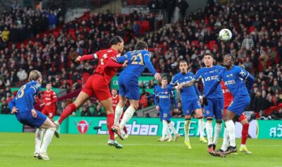 Liverpool a cucerit Cupa Ligii engleze la fotbal, duminică, după ce a învins-o în finală pe Chelsea cu scorul de 1-0. Sursa foto: Profimedia Images