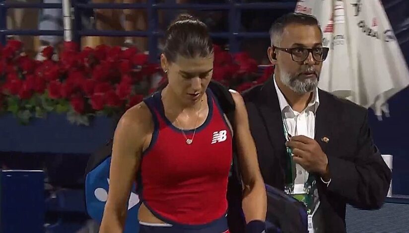 Sorana Cîrstea, învinsă de Jasmine Paolini, în semifinale turneului de la Dubai / captura video