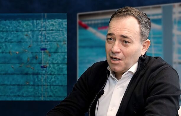 Arbitrul de polo Adrian Alexandrescu / captura video