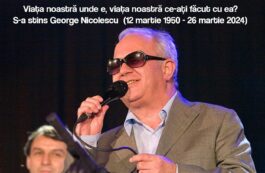 A murit cantautorul George Nicolescu