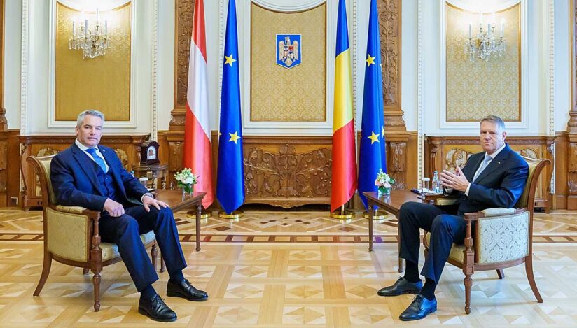 Karl Nehammer, întrevedere cu președintele Klaus Iohannis