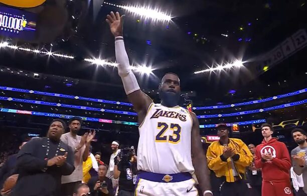 LeBron James, 40.000 de puncte în NBA / captura video