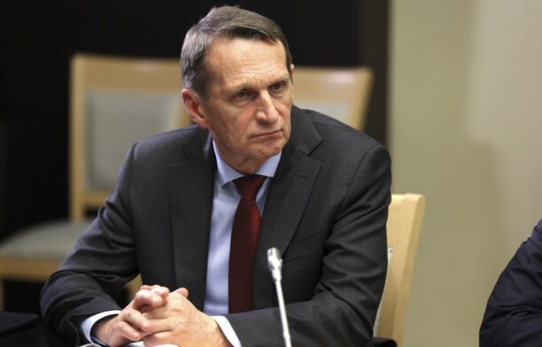 Directorul Serviciului de Informaţii Externe al Rusiei (SVR), Serghei Narîşkin. Sursa foto: Profimedia Images