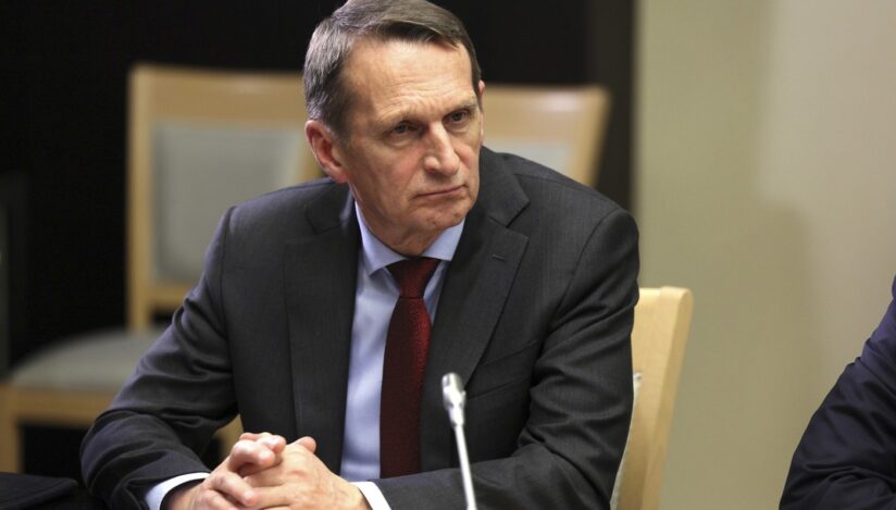 Directorul Serviciului de Informaţii Externe al Rusiei (SVR), Serghei Narîşkin. Sursa foto: Profimedia Images