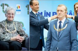 Viorica Viscopoleanu şi Dan Grecu au primit Colanul de Aur / Sursa foto: Facebook, COSR