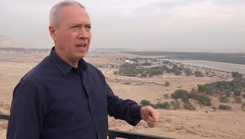 Ministrul israelian al Apărării, Yoav Gallant / captura video