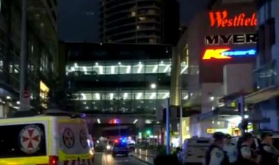 Atac cu armă albă într-un mall din Sydney