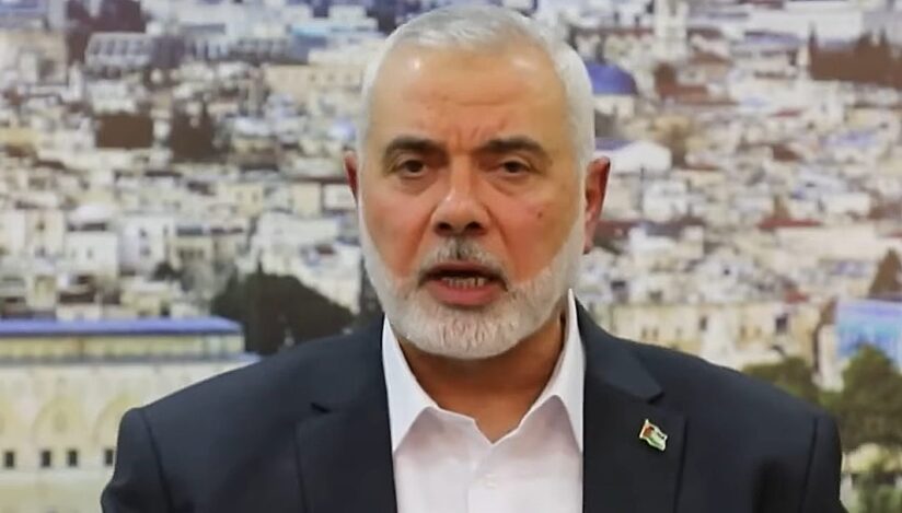 Liderul Hamas Ismail Haniyeh / captura video