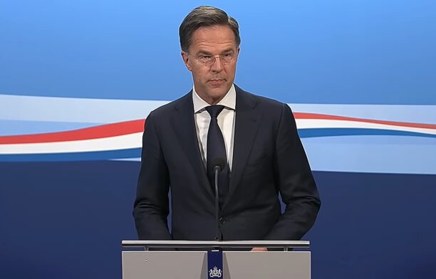 Premierul olandez Mark Rutte / captura video