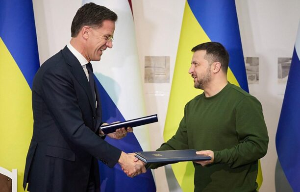 Mark Rutte și Volodimir Zelenski / Sursa foto: X