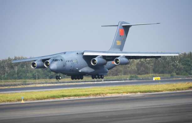 Aeronava aparținând Chinei. Aviația chineză. Sursa foto: Profimedia Images