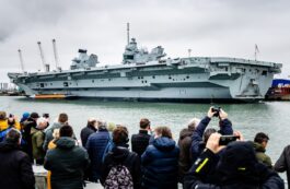 Portavionul marinei regale HMS Prince of Wales. Sursa foto: Profimedia Images