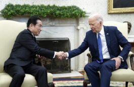 Vizita premierului japonez Fumio Kishida la Washington. Întâlnire Joe Biden Fumio Kishida. Sursa foto: Profimedia images