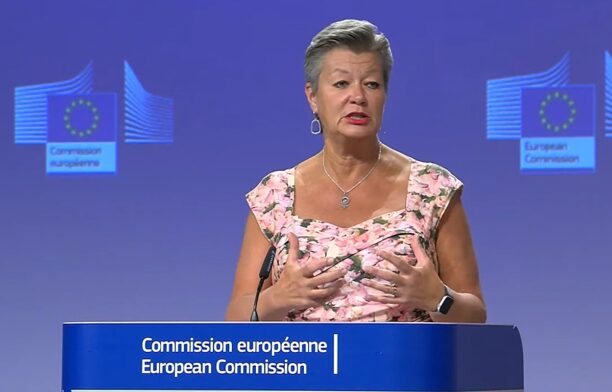 Comisarul European pentru Afaceri Interne, Ylva Johansson