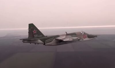 Bombardier rus Su-25 / captura video